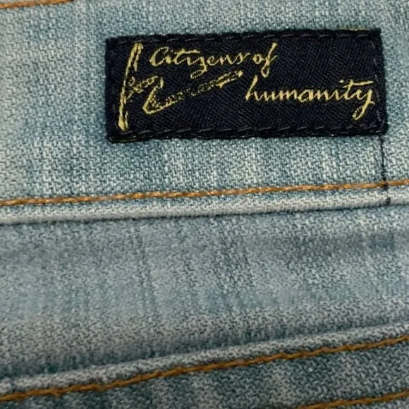 Citizens Of Humanity Stretch Kelly #063 Low Waist Cropped Jeans Size 29