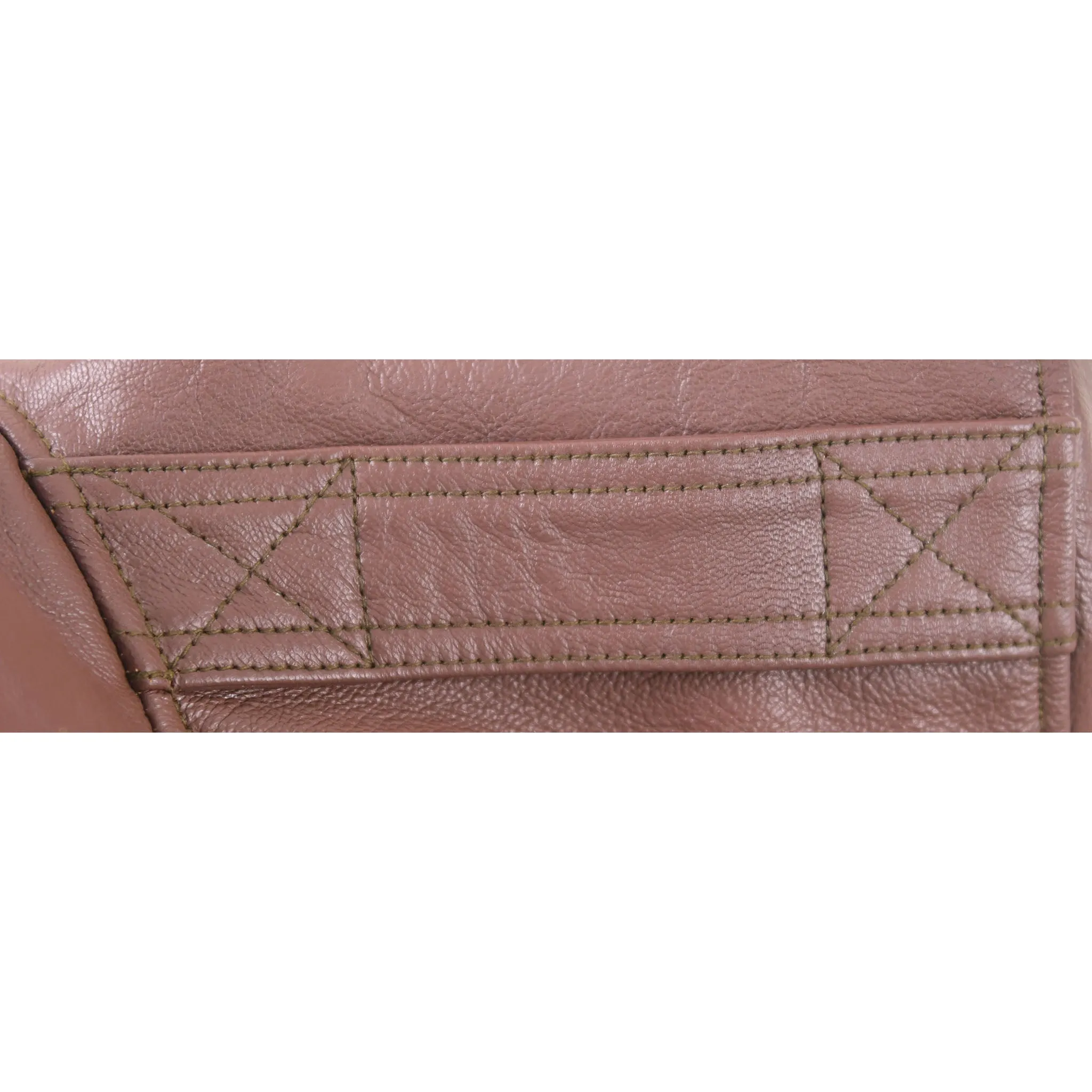 Fivestar Leather Type A2 Bronco Military Flight Real Goatskin Leather Jacket with Patches