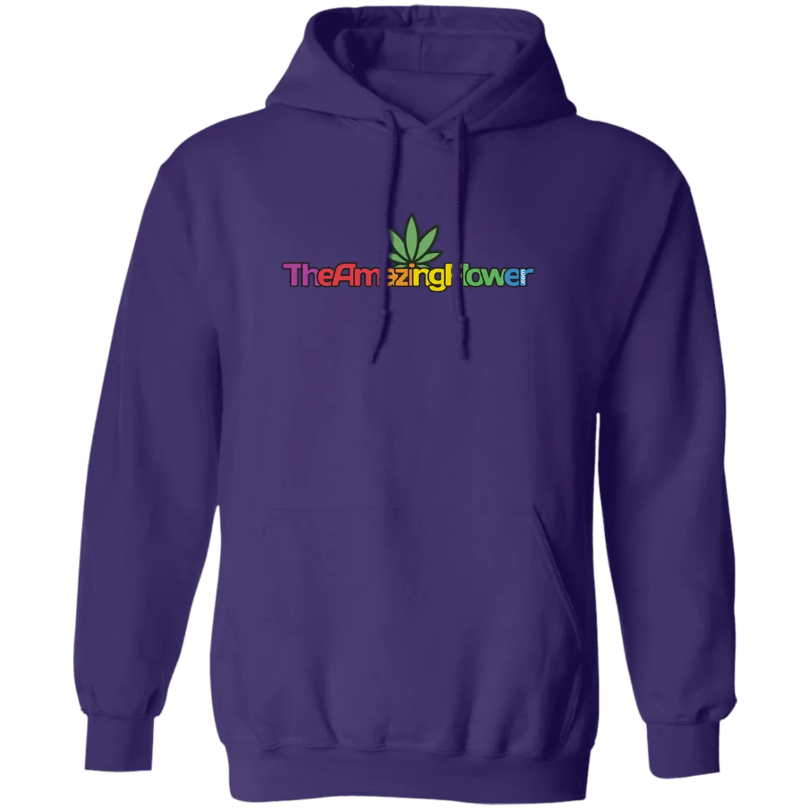 Hemp Leaf Multi-color Logo Hoodie
