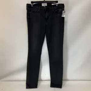 Jeans Skinny By Frame In Black, Size: 12