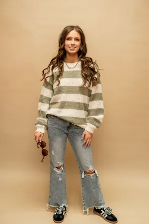 Mid Rise Crop Flare Jean P1665