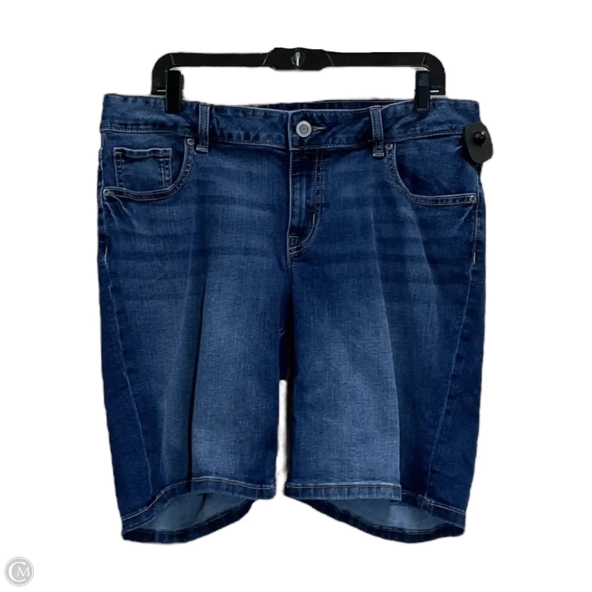 Shorts By Maurices In Blue Denim, Size: 14