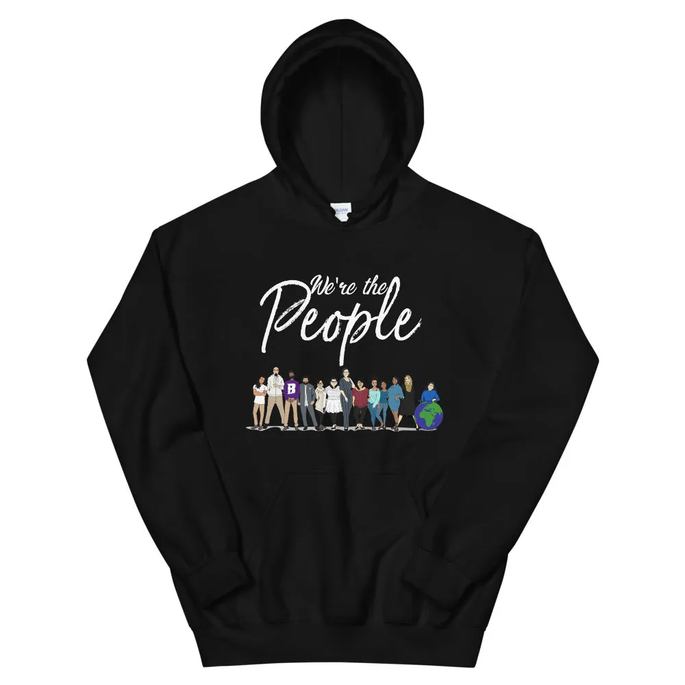 We are the People - Bold - Black - Hooded Sweatshirt