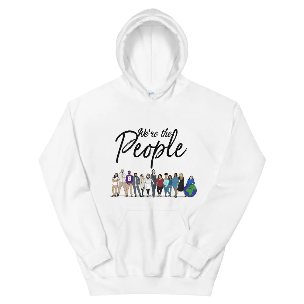 We are the People - Bold - Black - Hooded Sweatshirt