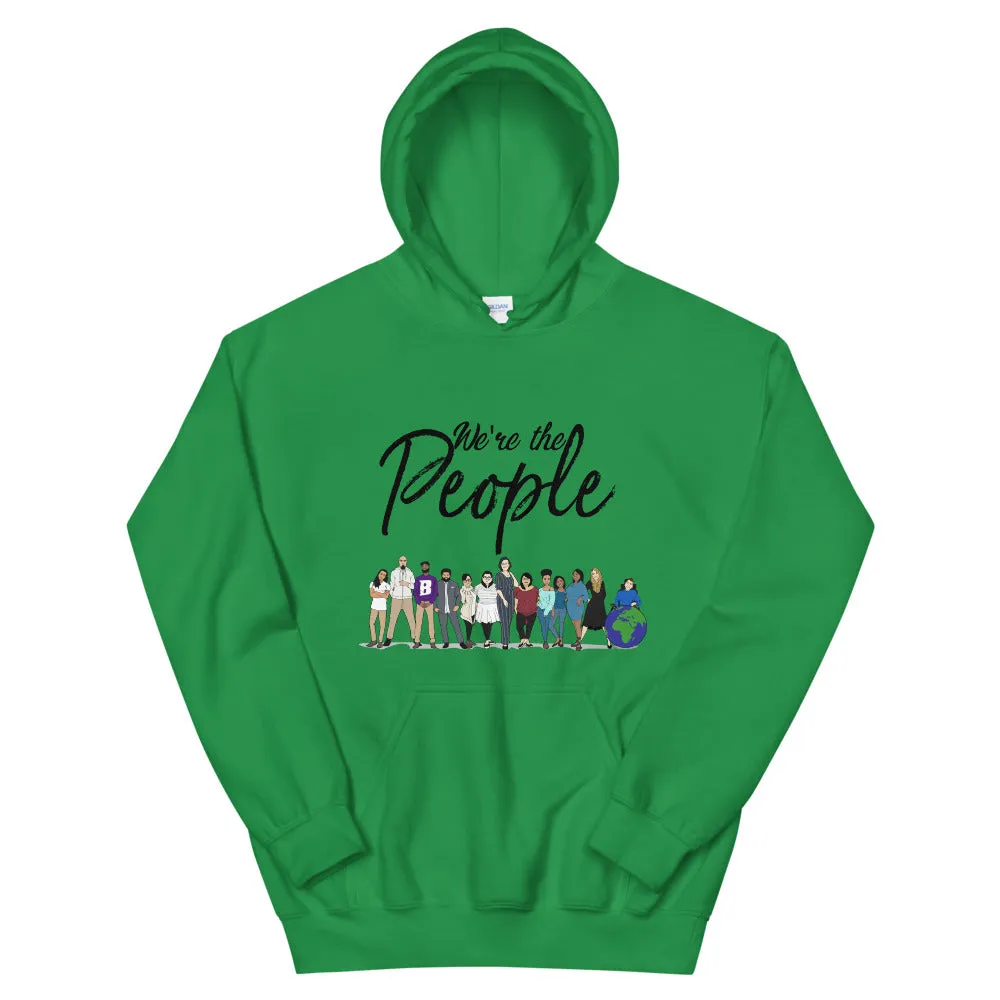 We are the People - Bold - Black - Hooded Sweatshirt
