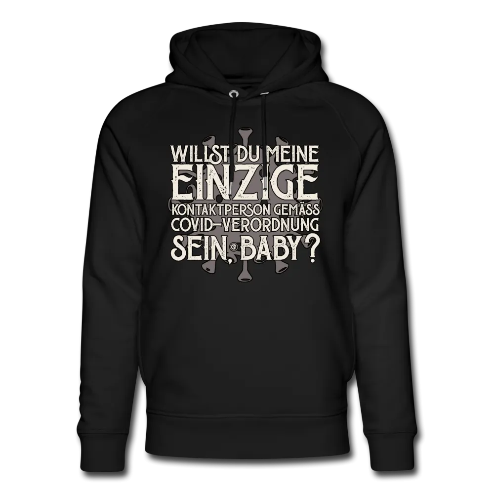 Willst du meine einzige Kontaktperson gemäss... - Bio-Hoodie von Stanley & Stella